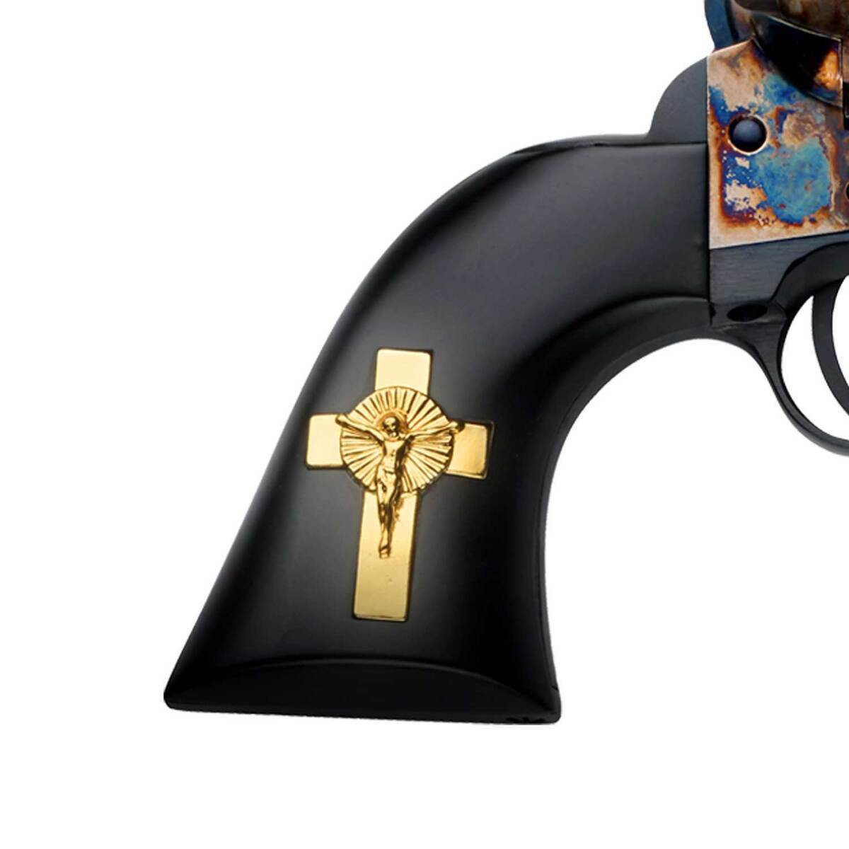 Pietta Great Western II The Hands of God 45 (Long) Colt 5.5in Blued Revolver - 6 Rounds - Image 3