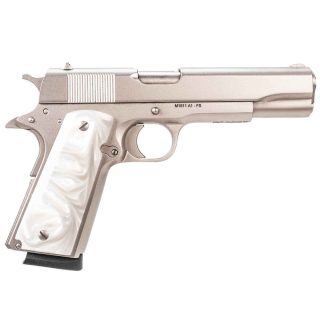 Rock Island Armory M1911-A1 GI 45 Auto (ACP) 5in Matte Nickle Pistol - 8+1 Rounds - California Compliant