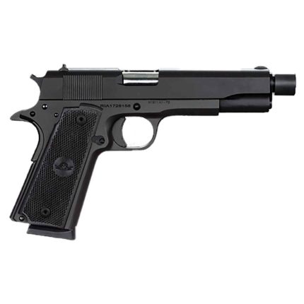 Rock Island Armory M1911 GI Standard FS 45 Auto (ACP) 5in Parkerized Pistol - 8+1 Rounds - Handguns | Rare Breed Triggers FRT - 15