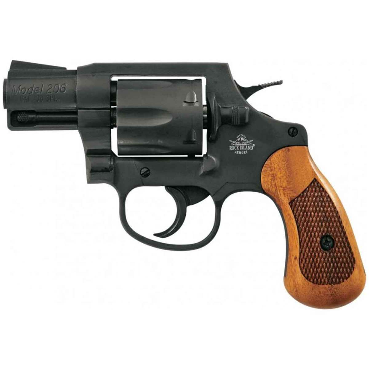 Rock Island Armory M206 38 Special 2in Parkerized Revolver - 6 Rounds - California Compliant - Image 2