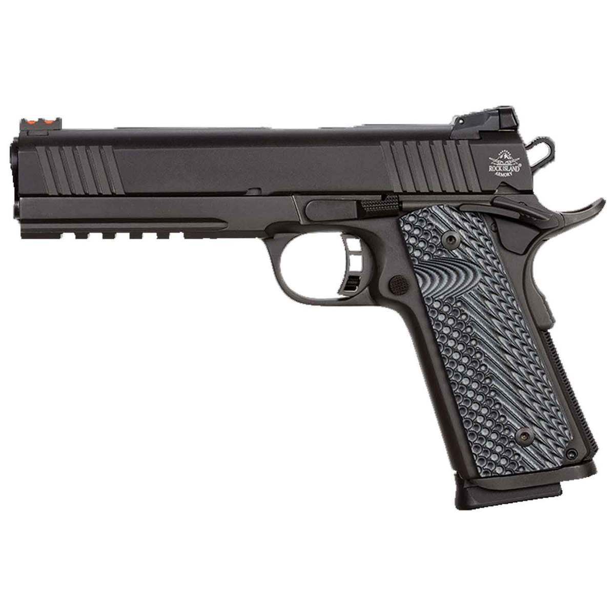 Rock Island M1911-A1 TAC Ultra FS 45 Auto (ACP) 5in Black Pistol - 8+1 Rounds - Image 2