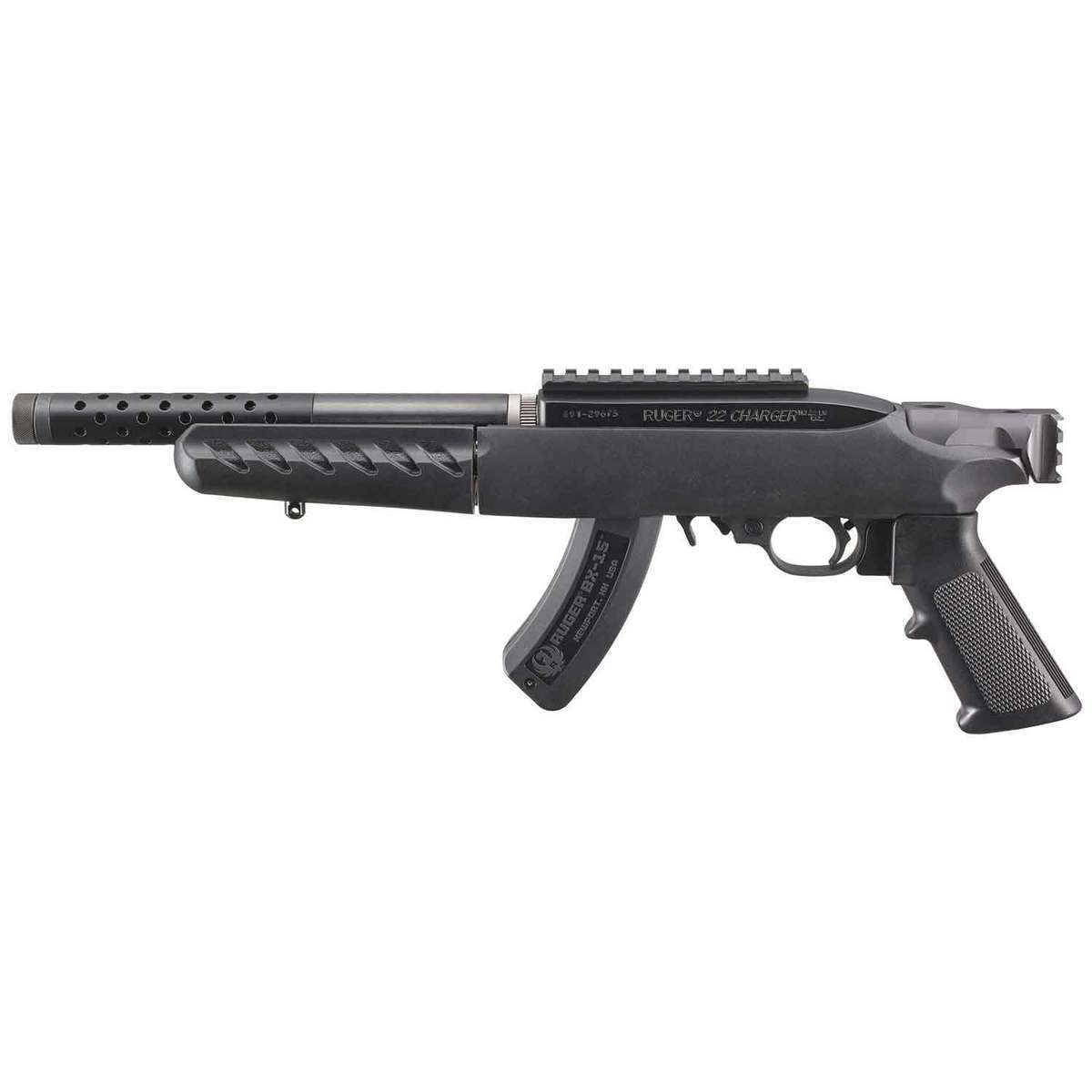 Ruger 22 Charger TD Lite Threaded Barrel 22 Long Rifle 10in Black Modern Sporting Pistol - 15+1 Rounds - Image 2