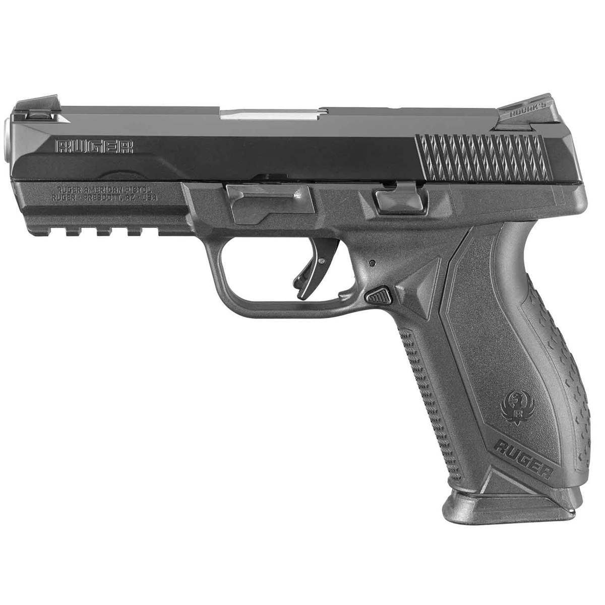 Ruger American 9mm Luger +P 4.2in Black Pistol - 17+1 Rounds - Image 2