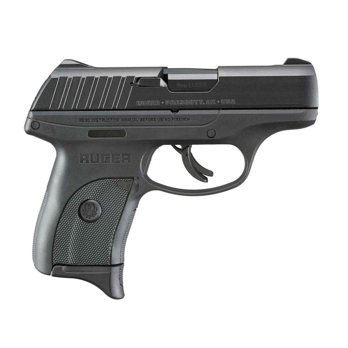 Ruger EC9s 9mm Luger 3.21in Black Pistol - 7+1 Rounds