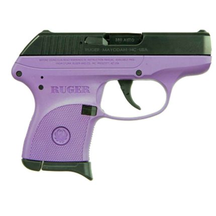 Ruger LCP 380 Auto (ACP) 2.75in Purple/Black Pistol - 6+1 Rounds - Handguns | Rare Breed Triggers FRT - 15