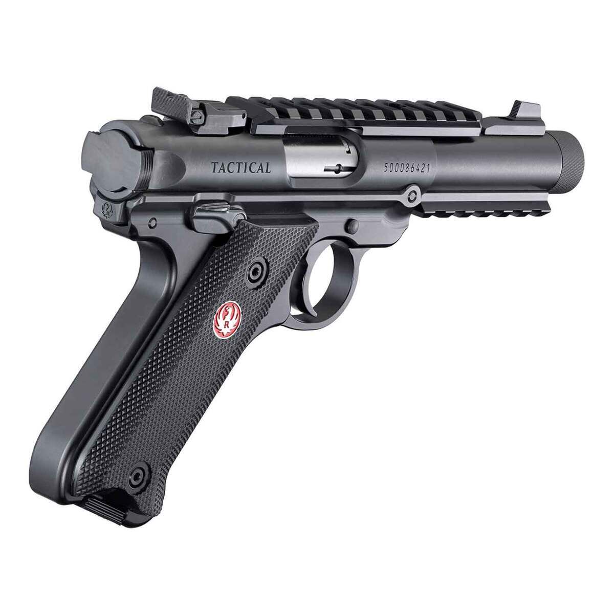 Ruger Mark IV Tactical 22 Long Rifle 4.4in Blued Pistol - 10+1 Rounds - Image 3