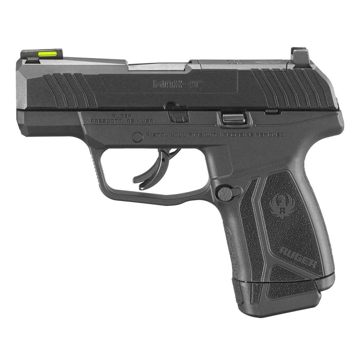 Ruger Max-9 Pro 9mm Luger 3.2in Black Oxide Pistol - 12+1 Rounds - Image 2