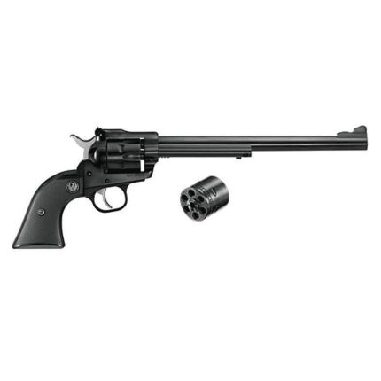Ruger New Model Single-Six Convertible 22 WMR (22 Mag)/22 Long Rifle 9.5in Blued Revolver - 6 Rounds - Accessories | Rare Breed Triggers FRT - 15