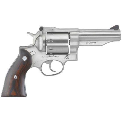 Ruger Redhawk 357 Magnum 4.2in Stainless Revolver - 8 Rounds - Accessories | Rare Breed Triggers FRT - 15