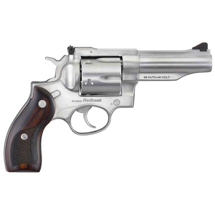 Ruger Redhawk 45 (Long) Colt 4.2in Stainless Revolver - 6 Rounds - Accessories | Rare Breed Triggers FRT - 15