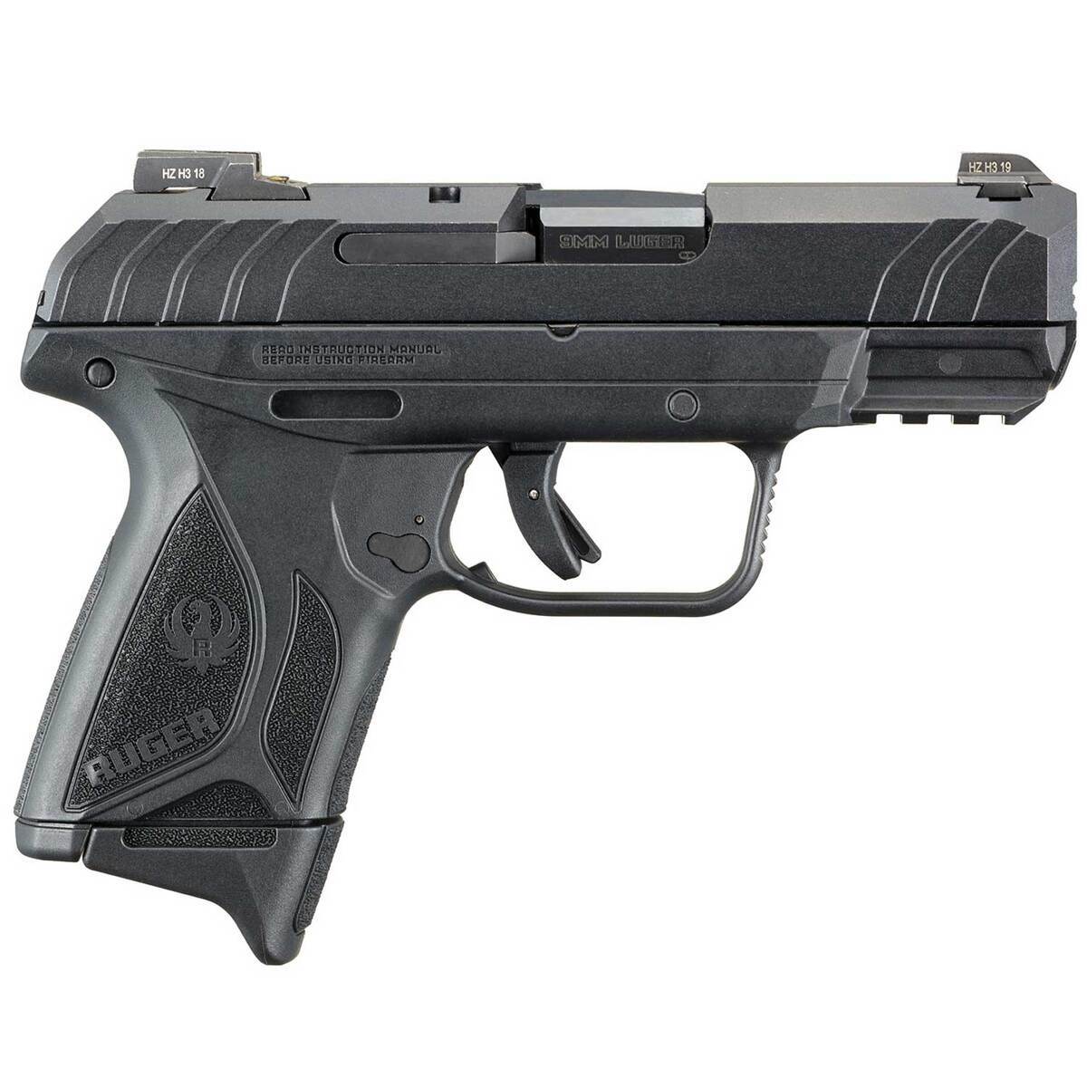Ruger Security-9 Pro Compact 9mm Luger 3.42in Black Pistol - 10+1 Rounds