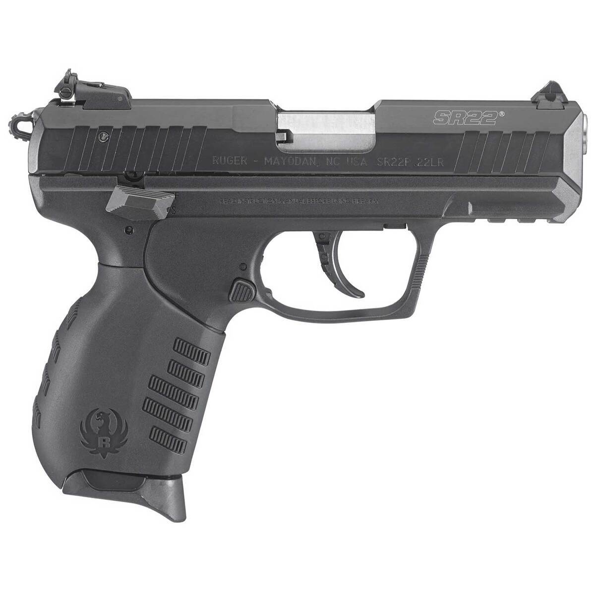 Ruger SR22 22 Long Rifle 3.5in Black Pistol - 10+1 Rounds