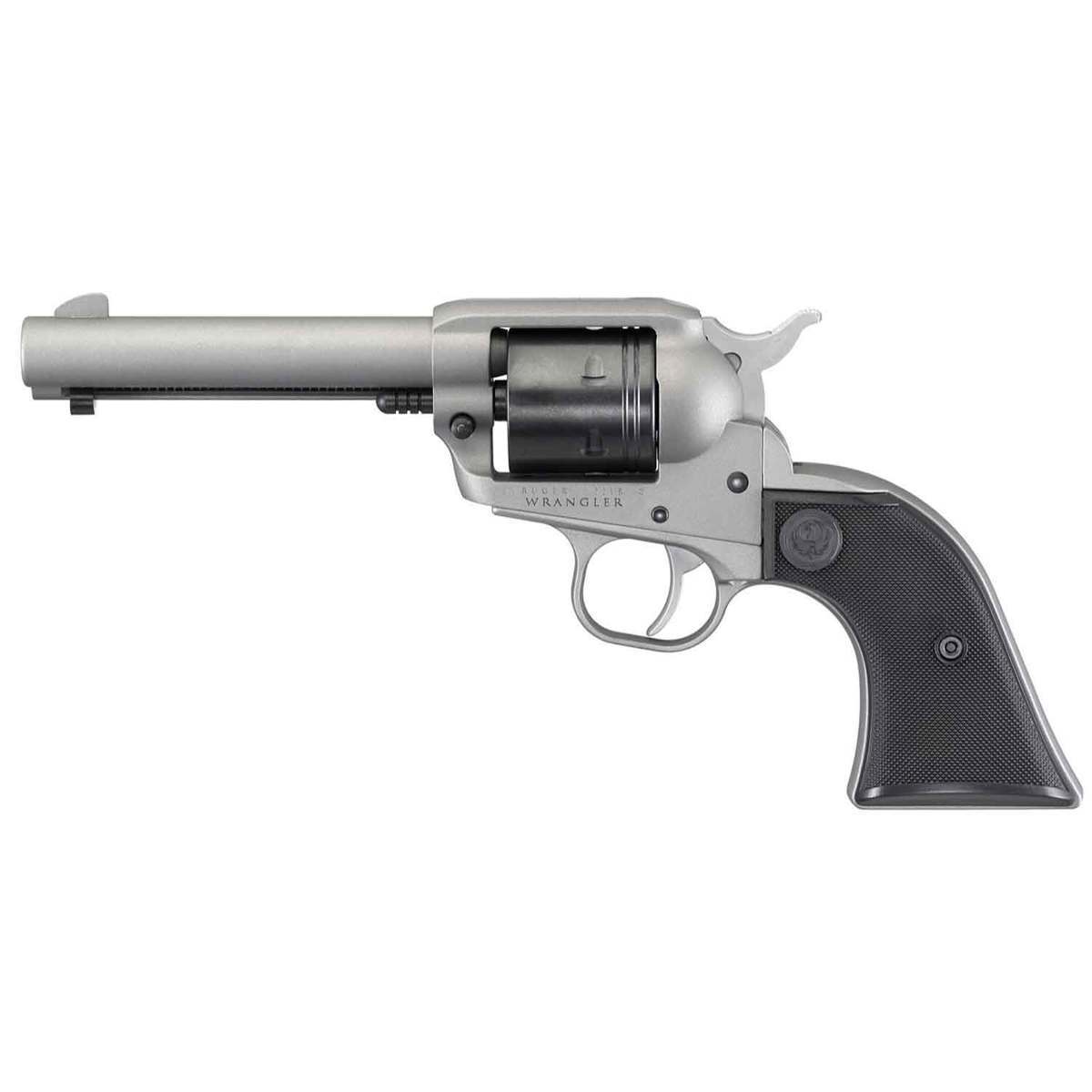 Ruger Wrangler 22 Long Rifle 4.62in Silver Cerakote Revolver - 6 Rounds - Image 2