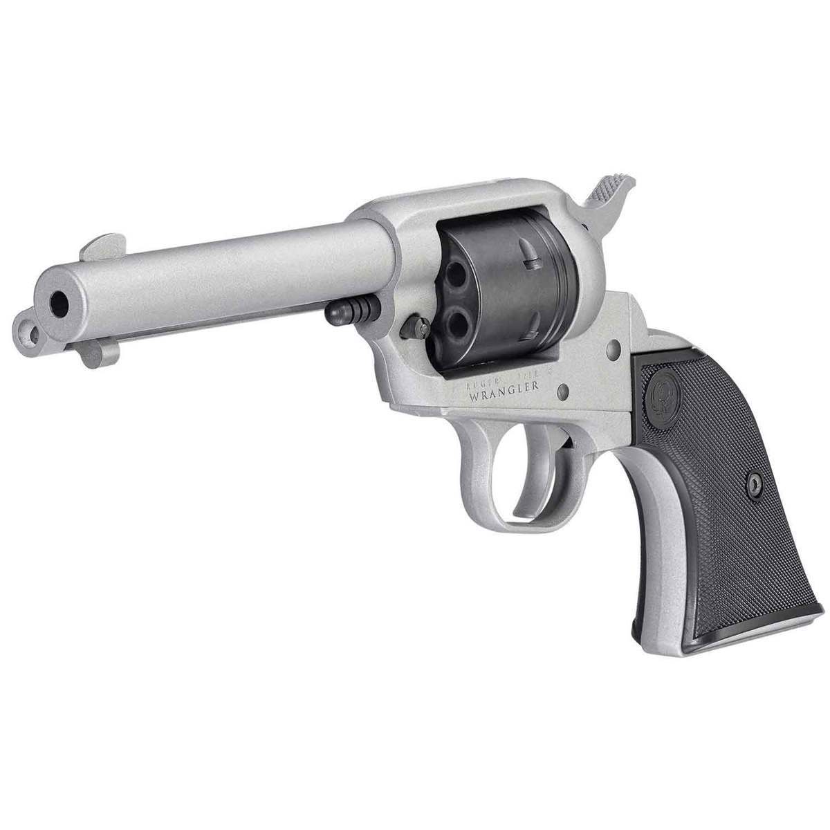 Ruger Wrangler 22 Long Rifle 4.62in Silver Cerakote Revolver - 6 Rounds - Image 3