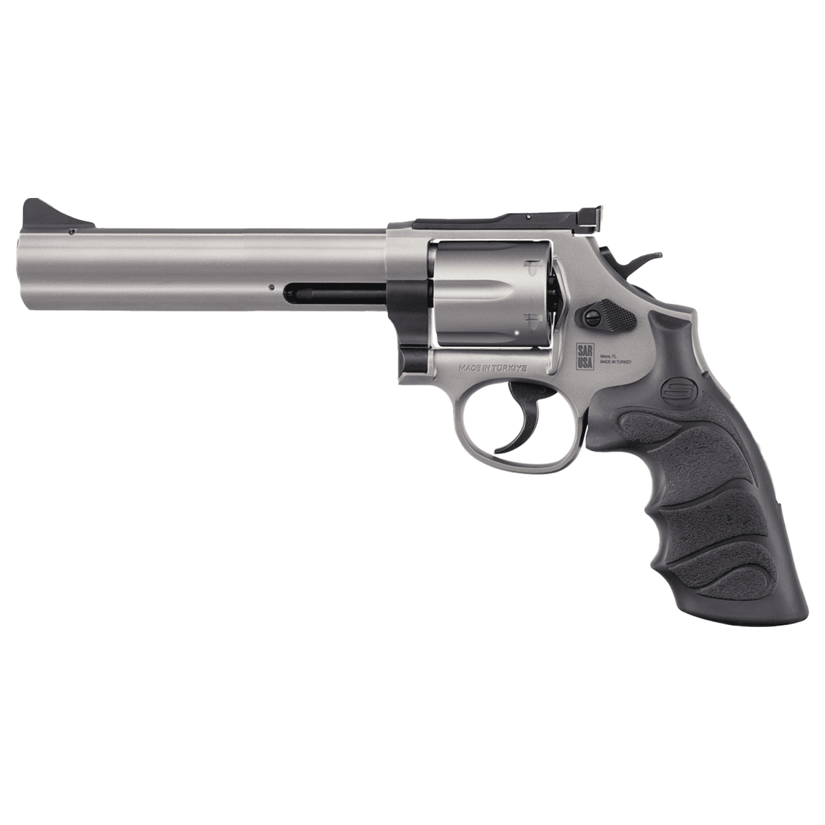 Sar USA SR38 HGR 357 Magnum 6in Stainless Revolver - 6 Rounds - Image 2
