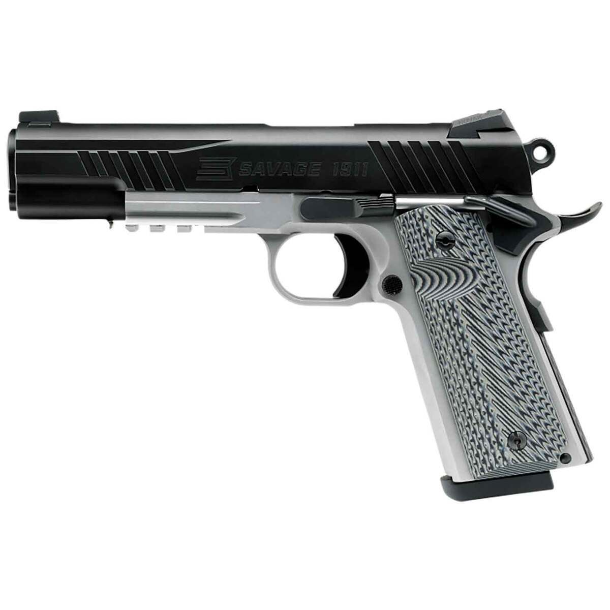 Savage Arms 1911 Government Two-Tone 45 Auto (ACP) 5in Black Nitride Pistol - 8+1 Rounds - Image 2