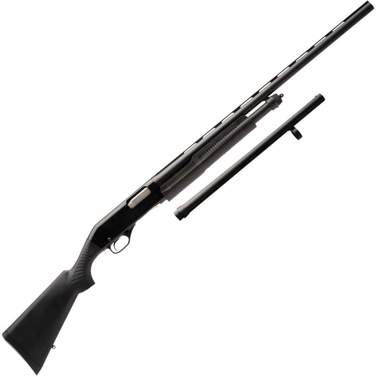 Savage Stevens 320 Field Grade/Security Combo 12 Gauge 3in Matte Black Pump Shotgun - 18.5/28in