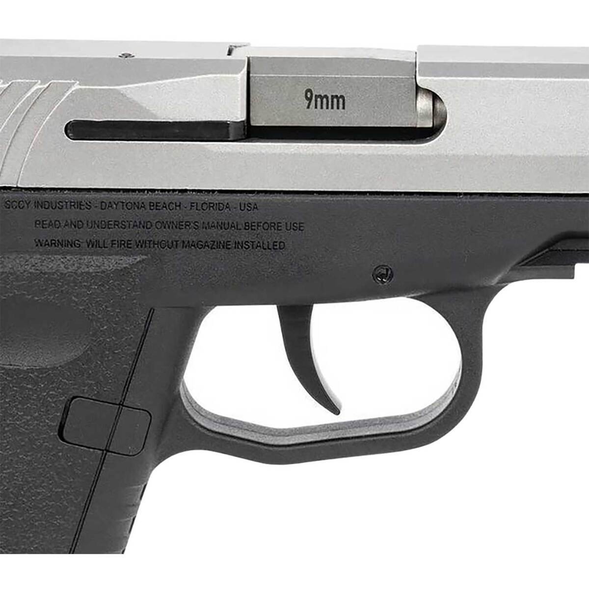 SCCY CPX-1 Gen3 9mm Luger 3.1in Stainless Steel Pistol - 10+1 Rounds - Image 3