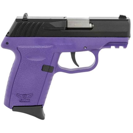 SCCY CPX-2 Gen3 9mm Luger 3.1in Purple/Black Nitride Pistol - 10+1 Rounds - Handguns | Rare Breed Triggers FRT - 15