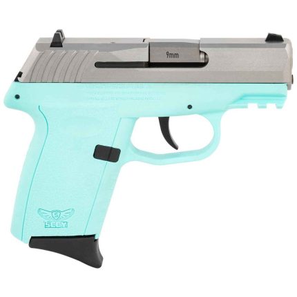 SCCY CPX-2 Gen3 9mm Luger 3.1in Stainless Steel/SCCY Blue Pistol - 10+1 Rounds - Handguns | Rare Breed Triggers FRT - 15