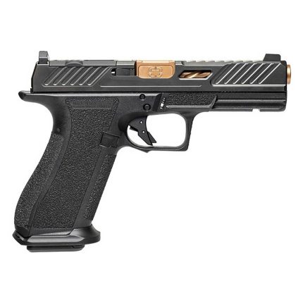 Shadow Systems DR920 Elite 9mm Luger 4.5in Black Nitride Pistol - 17+1 Rounds - Handguns | Rare Breed Triggers FRT - 15