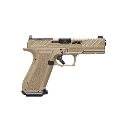 Shadow Systems DR920 Elite 9mm Luger 4.5in Flat Dark Earth Pistol - 17+1 Rounds - Handguns | Rare Breed Triggers FRT - 15