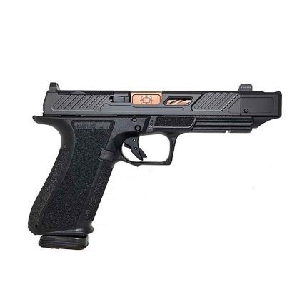 Shadow Systems DR920P Elite 9mm Luger 4.5in Black Nitride Pistol - 10+1 Rounds - Handguns | Rare Breed Triggers FRT - 15