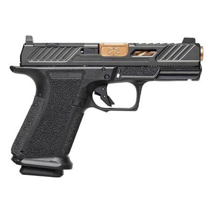 Shadow Systems MR920 Elite 9mm Luger 4.5in Black Nitride Pistol - 15+1 Rounds - Handguns | Rare Breed Triggers FRT - 15