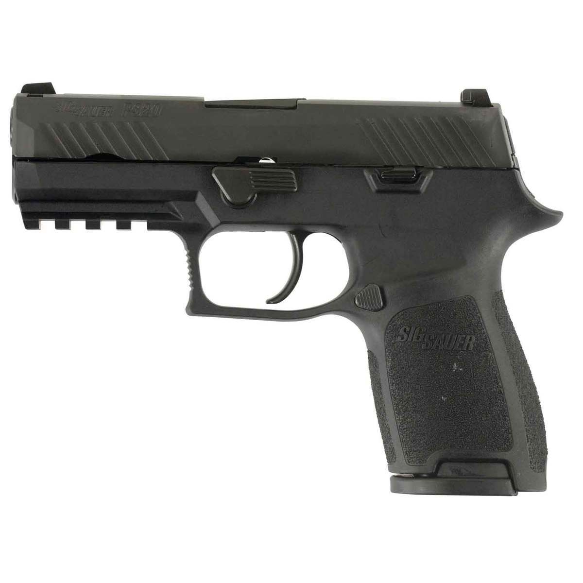 Sig Sauer P320 Compact w/ Contrast Sights 9mm Luger 3.9in Black Nitron Pistol - 10+1 Rounds - Image 2