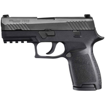 Sig Sauer P320 9mm Luger 3.9in Black Contrast Sight Compact Pistol - 15+1 Rounds - Handguns | Rare Breed Triggers FRT - 15