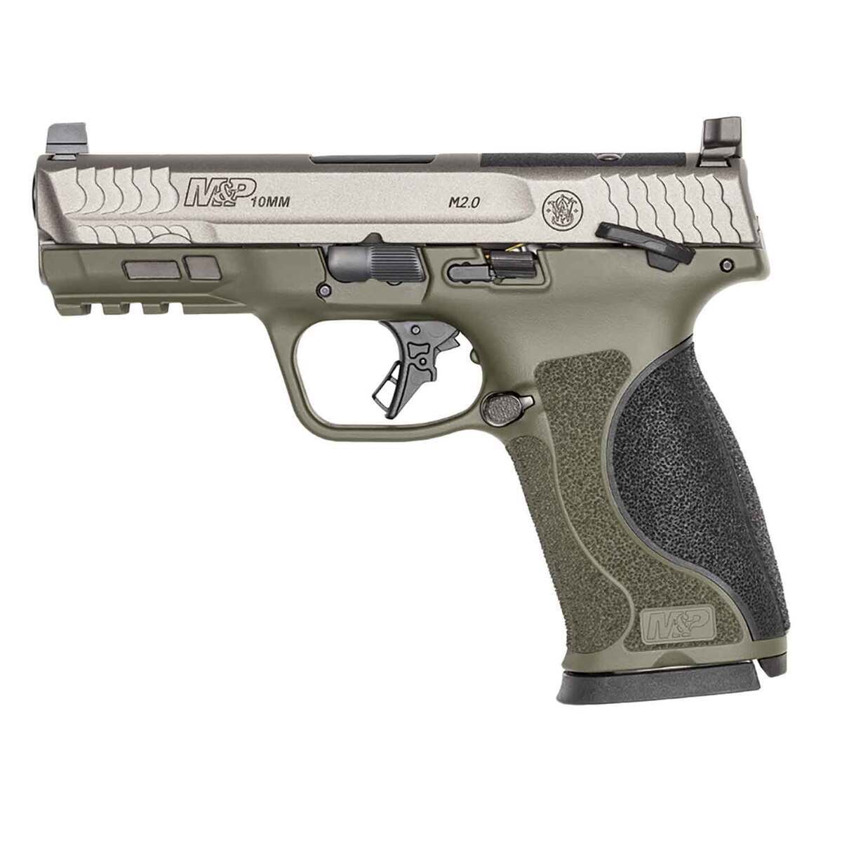 Smith & Wesson M2.0 10mm Auto 4in Stainless Steel Tungsten Gray Cerakote Pistol - 15+1 Rounds - Image 2