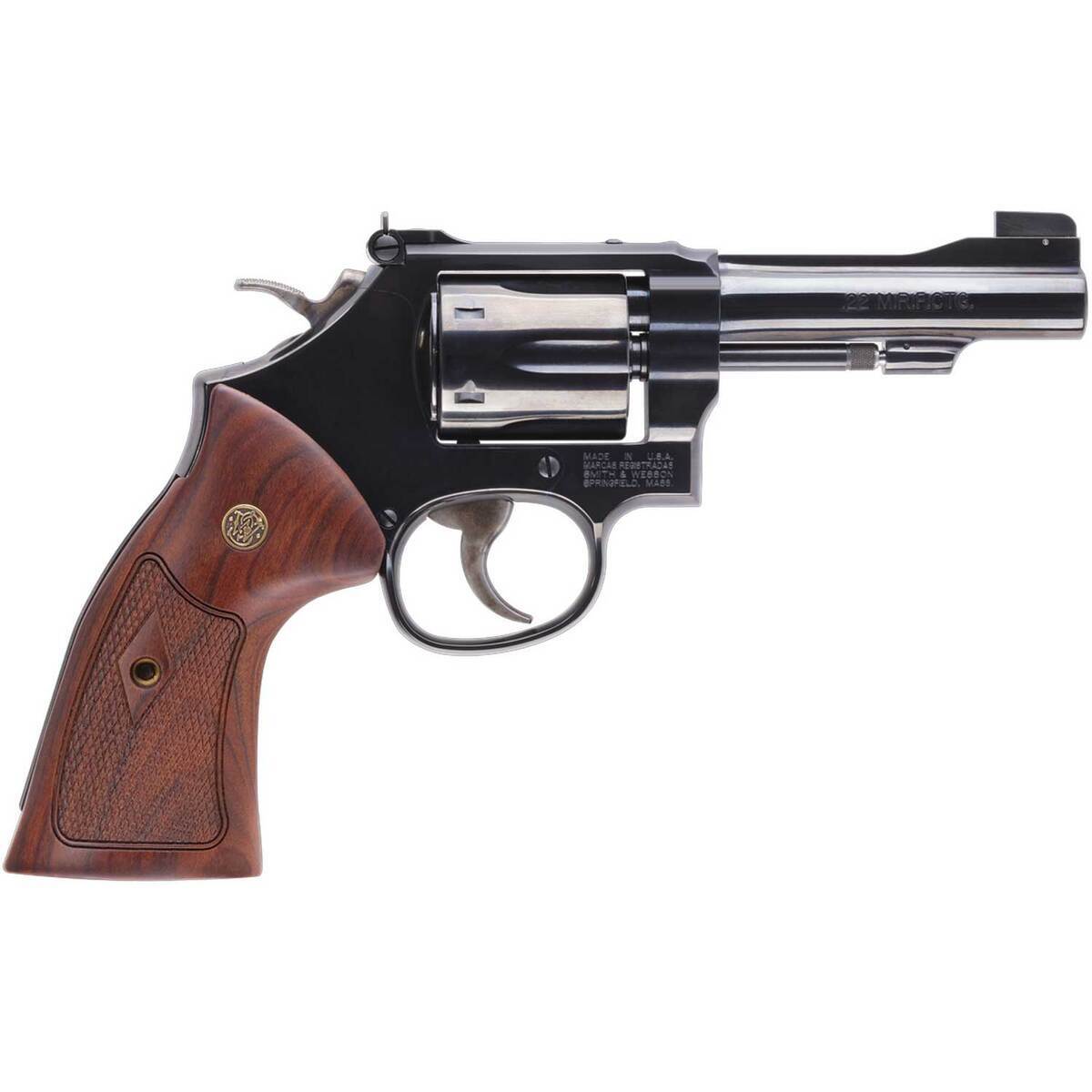 Smith & Wesson Model 48 22 WMR (22 Mag) 4in Blued Revolver - 6 Rounds