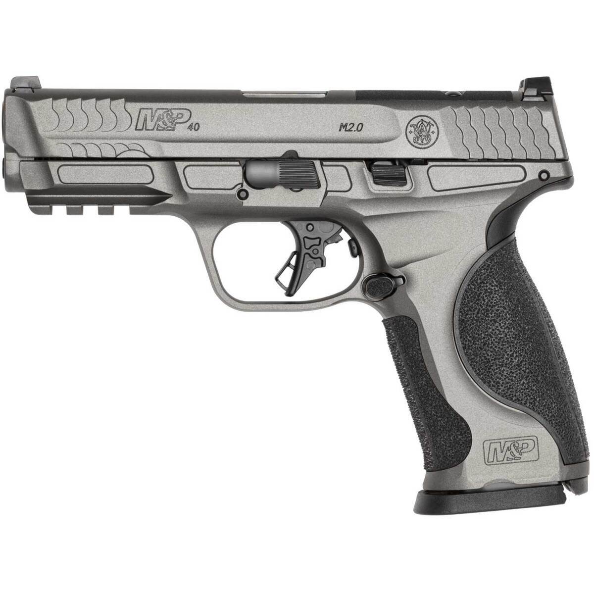 Smith & Wesson M&P40 M2.0 Metal OR 40 S&W 4.22in Tungsten Gray Cerakote Pistol - 15+1 Rounds - Image 2