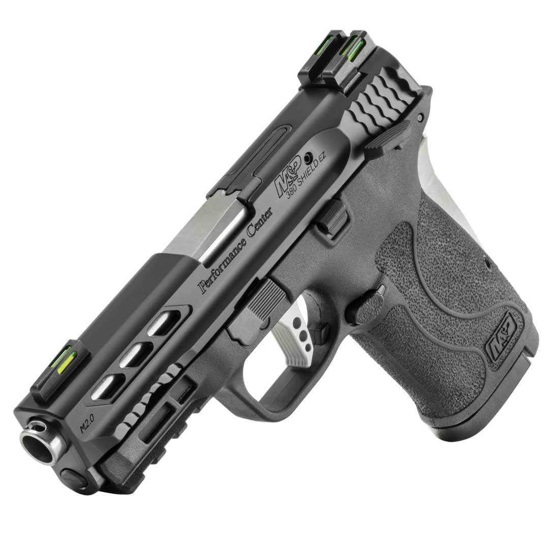 Smith & Wesson Performance Center M&P 380 Shield EZ 380 Auto (ACP) 3.8in Black/Silver Pistol - 8+1 Rounds - Image 3