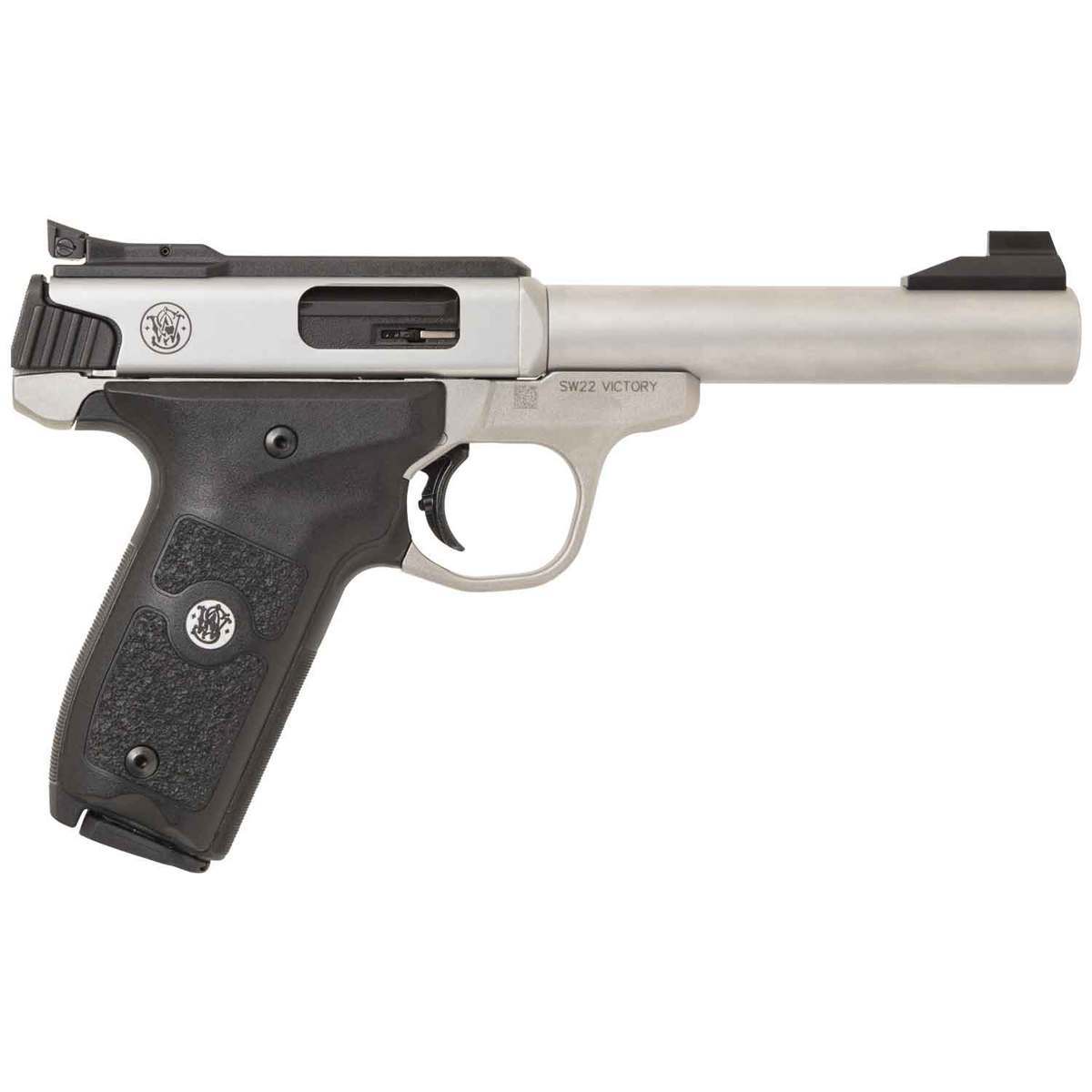 Smith & Wesson SW22 Victory 22 Long Rifle 5.5in Stainless Pistol - 10+1 Rounds