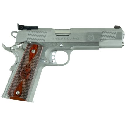Springfield Armory 1911 Target 9mm Luger 5in Stainless Pistol - 9+1 Rounds - California Compliant - Handguns | Rare Breed Triggers FRT - 15