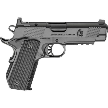 Springfield Armory 1911 TRP AOS Carry 45 Auto (ACP) 4.25in Black Cerakote Pistol - 7+1 Rounds - Handguns | Rare Breed Triggers FRT - 15