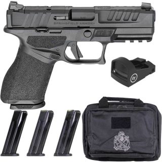 Springfield Armory Echelon Compact Gear Up Package 9mm Luger 4in Black Melonite Pistol - 15+1 Rounds