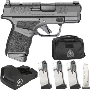 Springfield Armory Hellcat OSP 9mm Luger 3in Black Melonite Pistol - 10 Rounds - CA Compliant