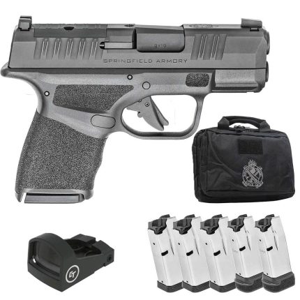Springfield Armory Hellcat OSP Micro-Compact Gear Up Package 9mm Luger 3in Black Melonite Pistol - 10+1 Rounds - Handguns | Rare Breed Triggers FRT - 15