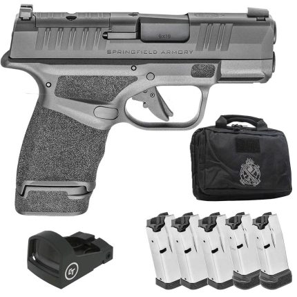 Springfield Armory Hellcat OSP Micro-Compact Gear Up Package 9mm Luger 3in Black Melonite Pistol - 13+1 Rounds - Handguns | Rare Breed Triggers FRT - 15