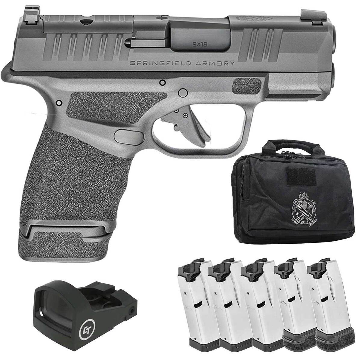 Springfield Armory Hellcat OSP Micro-Compact Gear Up Package 9mm Luger 3in Black Melonite Pistol - 13+1 Rounds