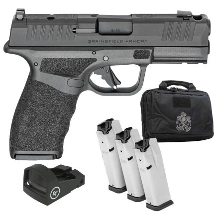 Springfield Armory Hellcat Pro Comp OSP Gear Up Package 9mm Luger 3in Black Melonite Pistol - 15+1 Rounds - Handguns | Rare Breed Triggers FRT - 15
