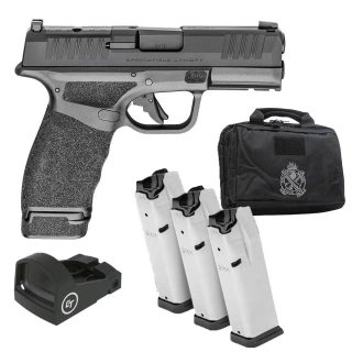 Springfield Armory Hellcat Pro OSP Gear Up Package 9mm Luger 3.7in Black Melonite Pistol - 17+1 Rounds
