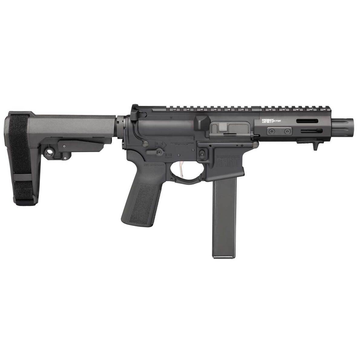 Springfield Armory Saint Victor with Brace 9mm Luger 5.5in Black Melonite Semi Automatic Modern Sporting Pistol - 32+1 Rounds