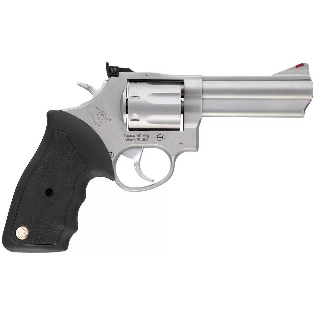 Taurus 66 Series 357 Magnum 4in Stainless Revolver - 7 Rounds
