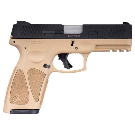Taurus G3 9mm Luger 4in Black/Tan Pistol - 17+1 Rounds - Handguns | Rare Breed Triggers FRT - 15