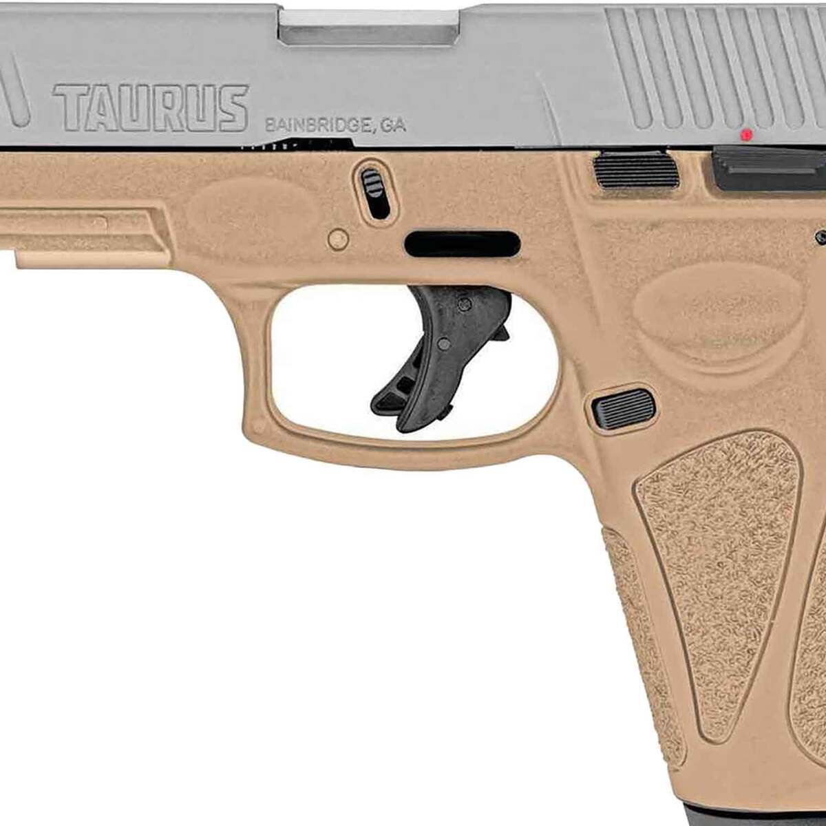 Taurus G3 9mm Luger 4in Tan/SS Pistol - 17+1 Rounds - Image 2
