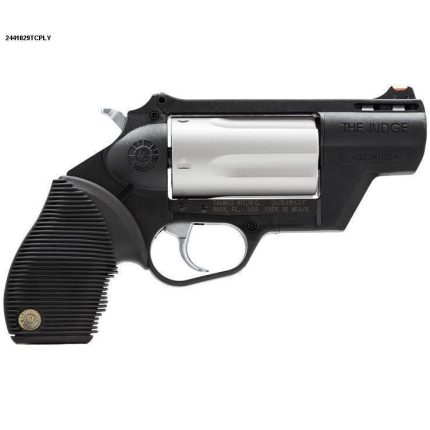 Taurus Judge Public Defender 45 (Long) Colt 2in Matte Stainless Revolver - 5 Rounds - Shooting Gear | Rare Breed Triggers FRT - 15