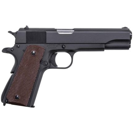 Auto Ordnance Thompson 1911 9mm Luger 5in Matte Black Carbon Steel Pistol - 7+1 Rounds - Handguns | Rare Breed Triggers FRT - 15